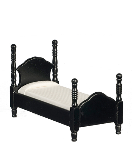Twin Bed, Black